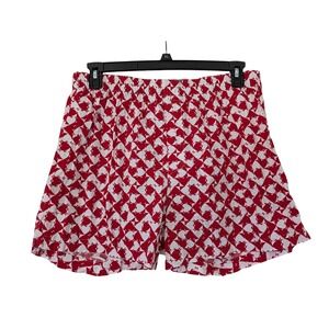 J.‎ Crew Printed Boxer Short Heart Print Mens Large Red White Cotton NWT